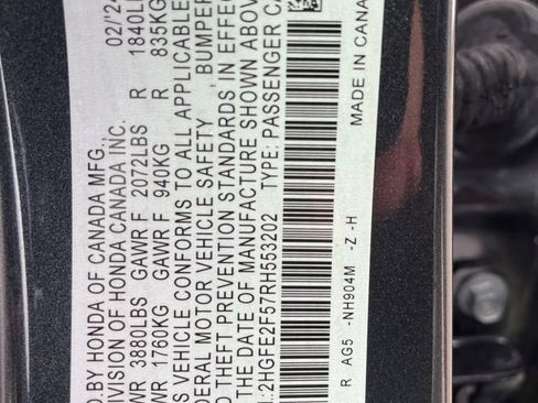 Certified 2024 Honda Civic Sport image 11