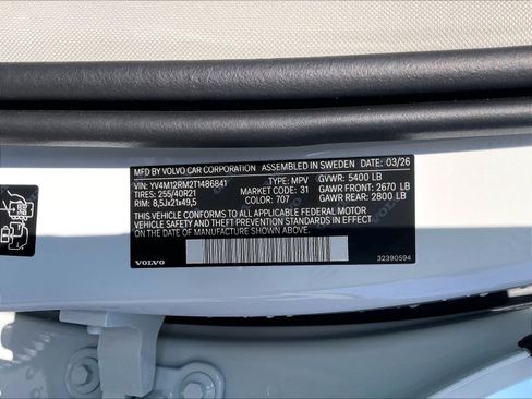 New 2026 Volvo XC60 B5 Ultra w/ Climate Package PRO AWD/4WD image 36
