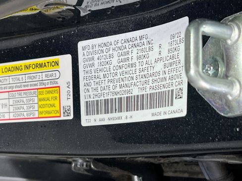 Used 2022 Honda Civic EX image 31