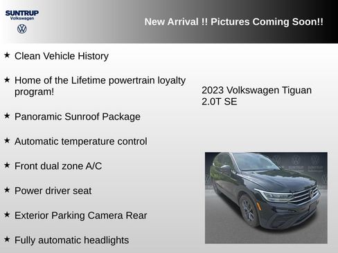 Used 2023 Volkswagen Tiguan SE w/ Panoramic Sunroof Package FWD image 6