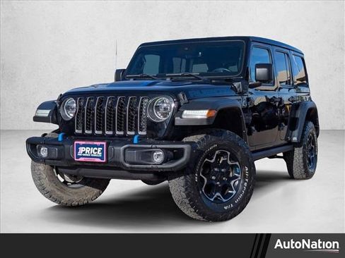 Used 2022 Jeep Wrangler Unlimited Rubicon 4xe w/ Steel Bumper Group image 1