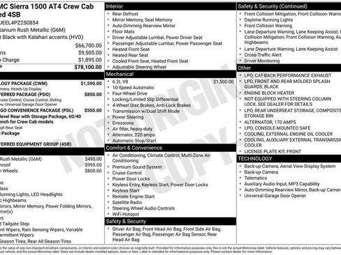 Used 2023 GMC Sierra 1500 AT4 w/ Technology Package image 26