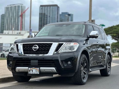 Used 2018 Nissan Armada Platinum w/ Captain Seat Package image 1
