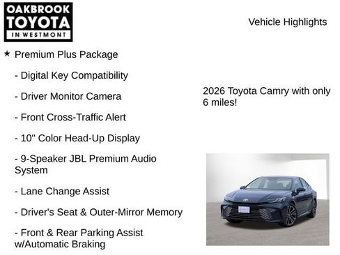 New 2026 Toyota Camry XLE image 7