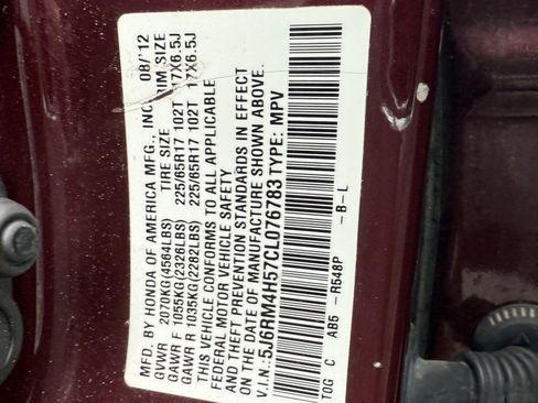 Used 2012 Honda CR-V EX image 11