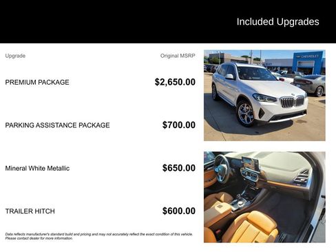 Used 2023 BMW X3 xDrive30i w/ Premium Package AWD/4WD image 5