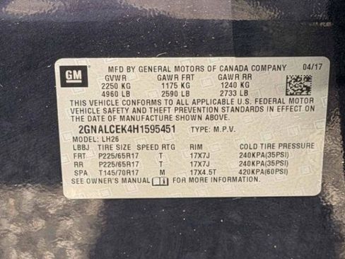 Used 2017 Chevrolet Equinox LT w/ Convenience Package FWD image 26