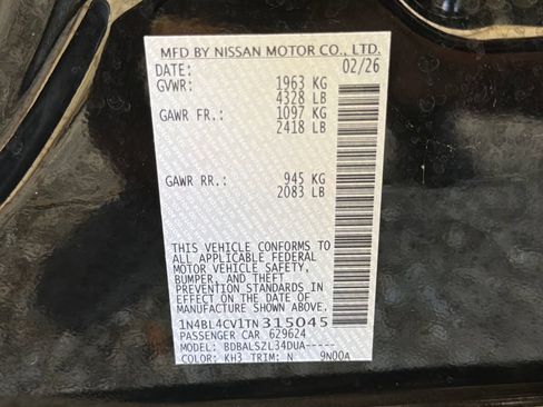 Used 2026 Nissan Altima 2.5 SR FWD image 35
