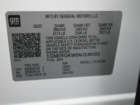 Used 2022 Chevrolet Traverse LT image 11