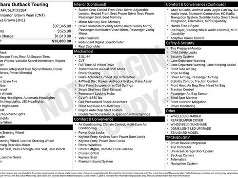 Used 2020 Subaru Outback Touring image 44