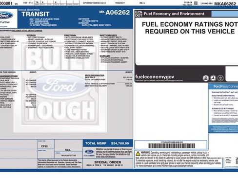 Used 2021 Ford Transit 350 w/ Exterior Upgrade Package RWD image 23