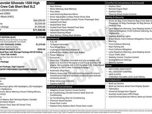 Certified 2024 Chevrolet Silverado 1500 High Country w/ Midnight Edition image 6