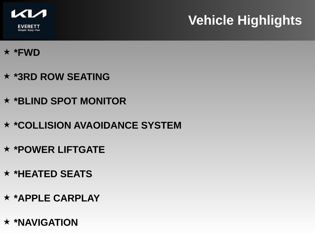 Used 2026 Kia Carnival EX FWD image 2