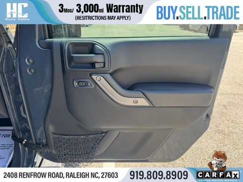 Used 2017 Jeep Wrangler Unlimited Sport w/ Quick Order Package 24S image 23