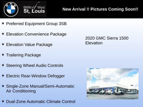 Used 2020 GMC Sierra 1500 Elevation w/ Elevation Value Package AWD/4WD image 3