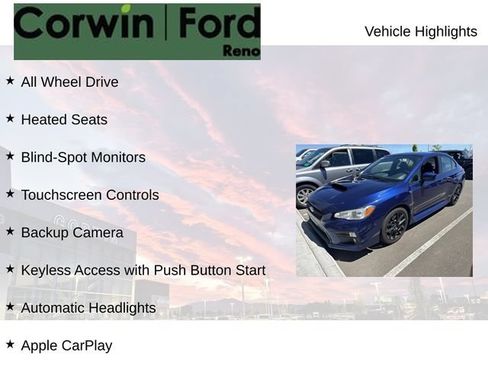 Used 2020 Subaru WRX Premium w/ Popular Package #1 AWD/4WD image 7