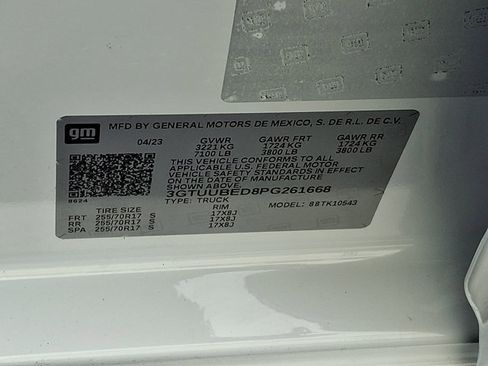 Certified 2023 GMC Sierra 1500 SLE image 27