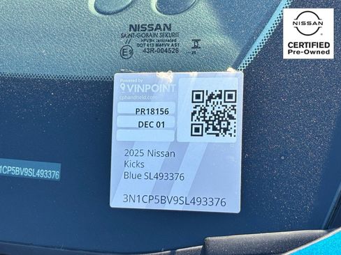 Certified 2025 Nissan Kicks Play S image 31