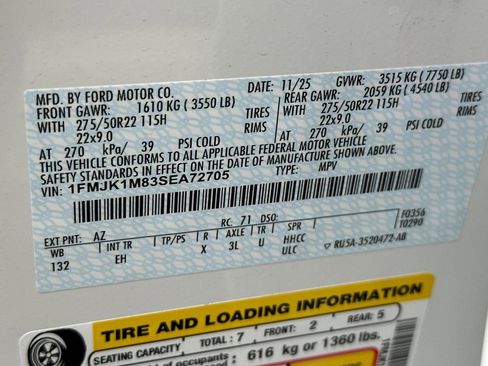 New 2025 Ford Expedition Max Platinum w/ Stealth Appearance Package image 30