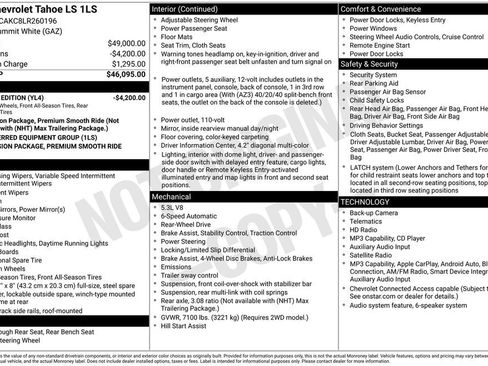 Used 2020 Chevrolet Tahoe LS RWD image 6