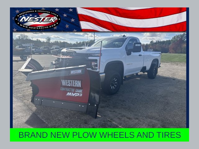 Used 2026 Chevrolet Silverado 2500 W/T w/ Snow Plow Prep/Camper Package AWD/4WD 360° Tour