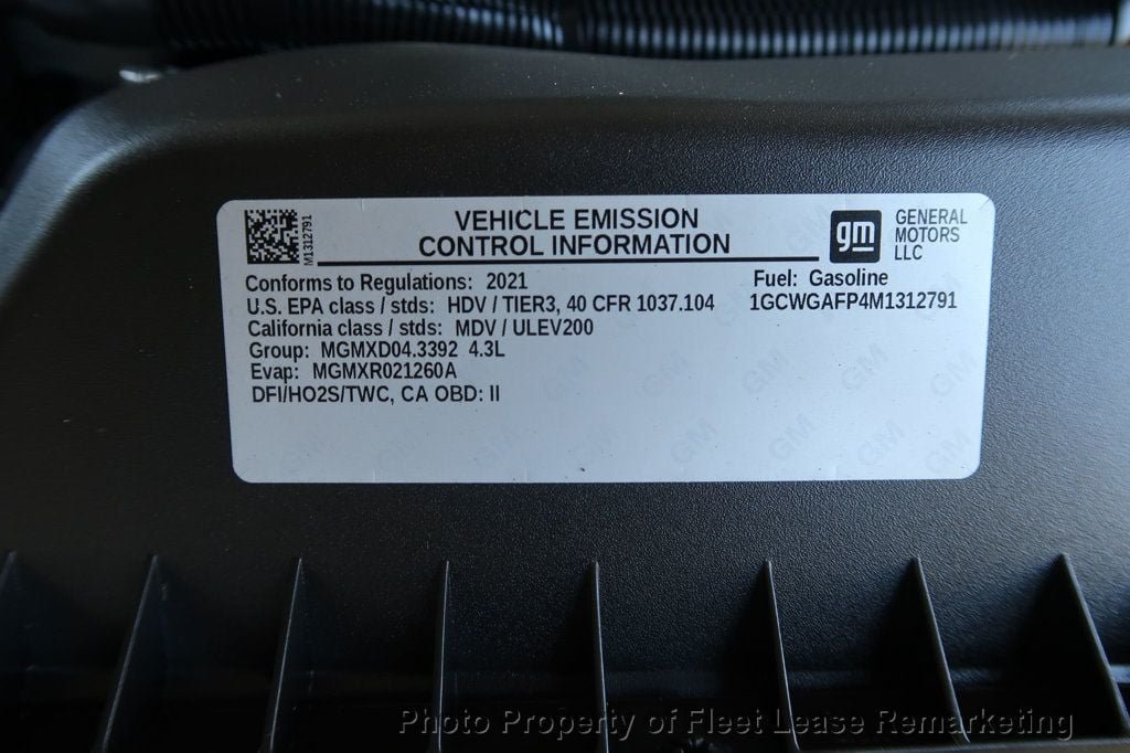 Used 2021 Chevrolet Express 2500 w/ Driver Convenience Package RWD image 38