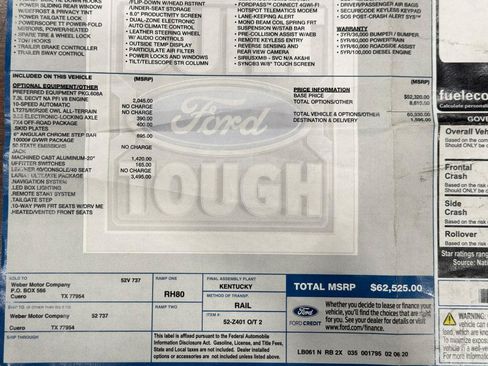Used 2020 Ford F250 Lariat w/ Lariat Ultimate Package AWD/4WD image 39