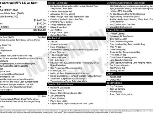 Used 2024 Kia Carnival LX FWD image 39
