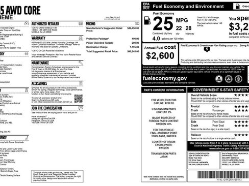 Used 2024 Volvo XC60 B5 Core image 63