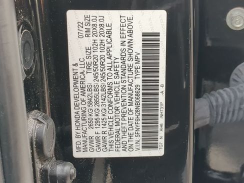 Used 2022 Honda Pilot Special Edition image 39