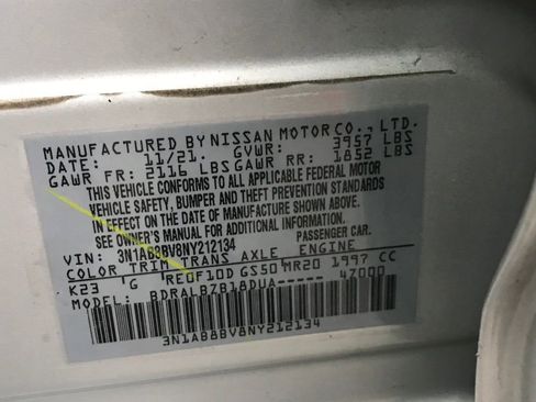 Used 2022 Nissan Sentra S w/ Electronics Package image 46