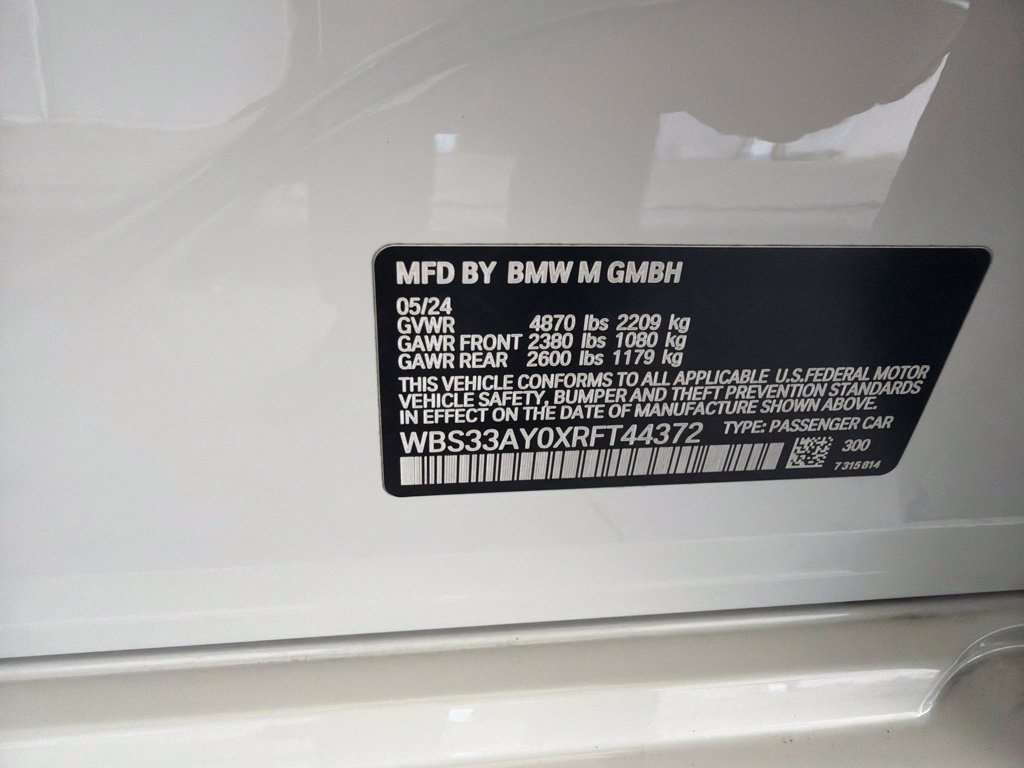 Used 2024 BMW M3 Competition RWD image 50