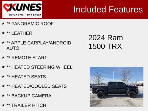 Used 2024 RAM 1500 TRX w/ TRX Level 2 Equipment Group image 2