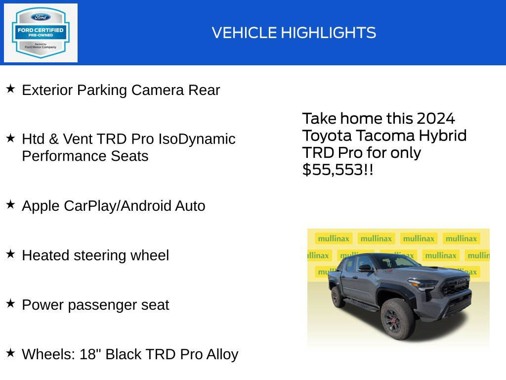Used 2024 Toyota Tacoma TRD Pro AWD/4WD image 19