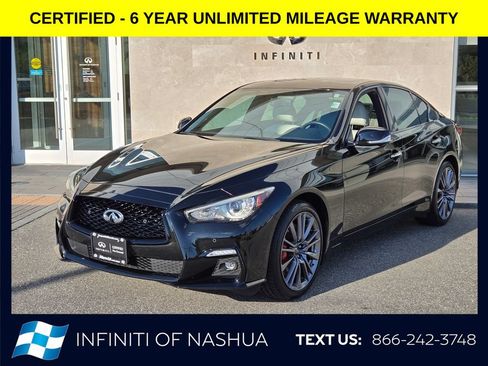 Certified 2023 INFINITI Q50 Red Sport 400 AWD/4WD image 1