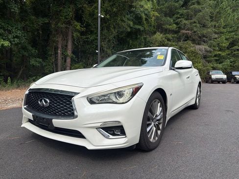 Used 2018 INFINITI Q50 Luxe w/ Essential Package (3.0T Luxe) RWD image 1