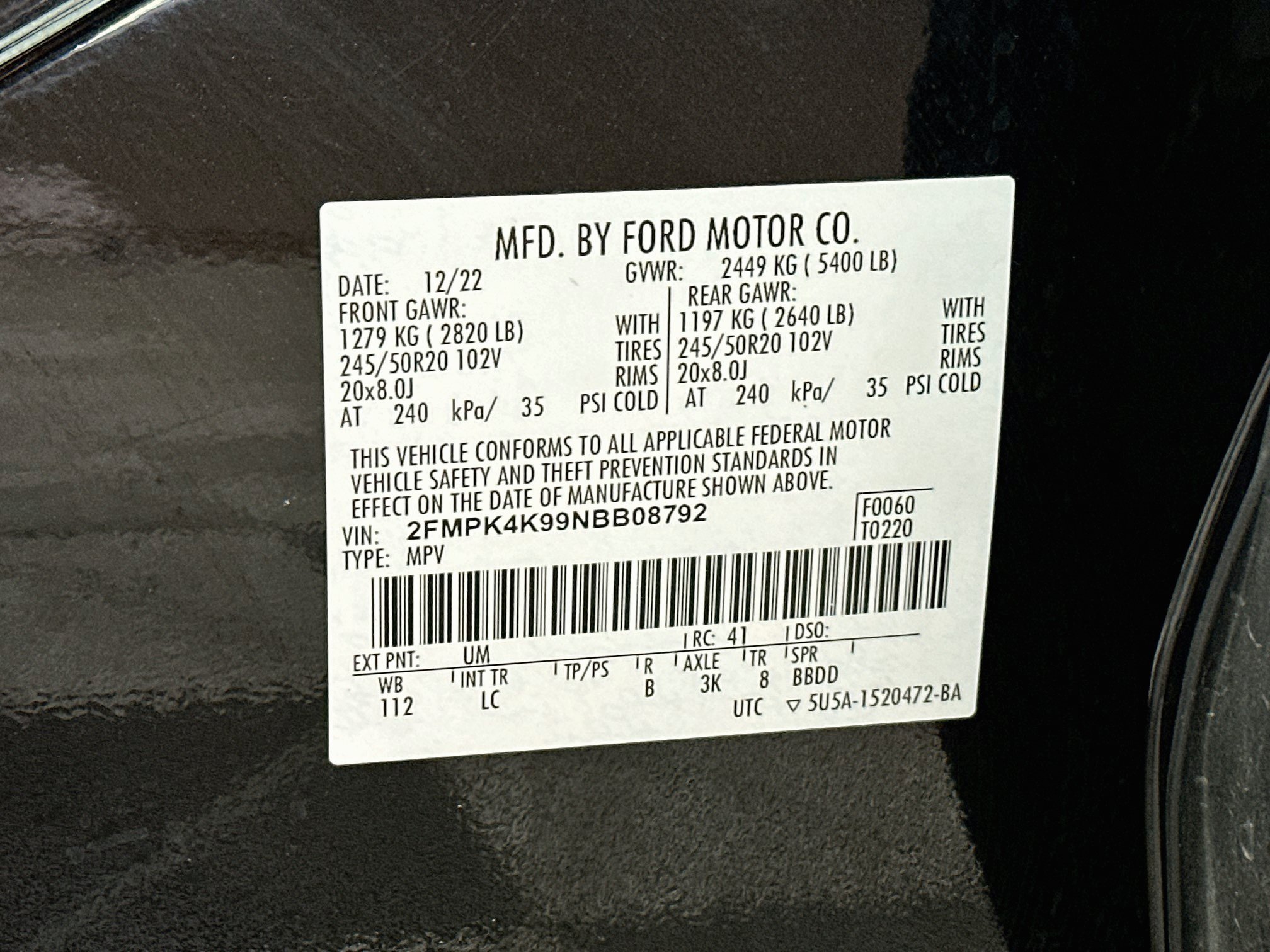 Used 2022 Ford Edge Titanium AWD/4WD image 31