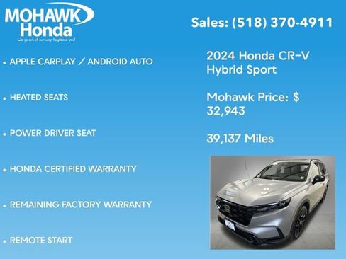 Certified 2024 Honda CR-V Sport image 16