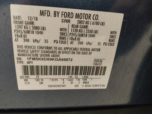 Used 2019 Ford Explorer XLT w/ Equipment Group 202A AWD/4WD image 33