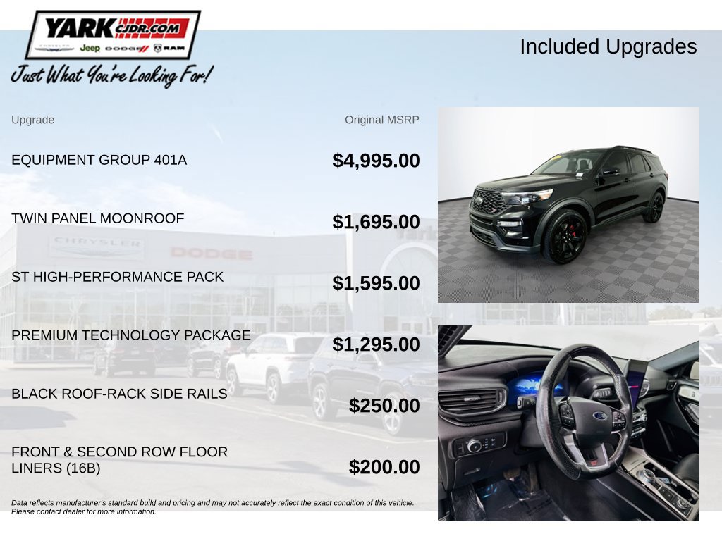 Used 2021 Ford Explorer ST w/ Equipment Group 401A AWD/4WD image 5