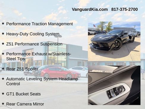 Used 2023 Chevrolet Corvette Stingray Preferred Cpe w/ Z51 Performance Package RWD image 18