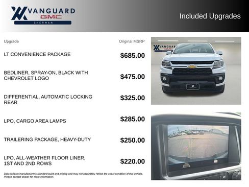 Used 2022 Chevrolet Colorado LT w/ LT Convenience Package AWD/4WD image 9