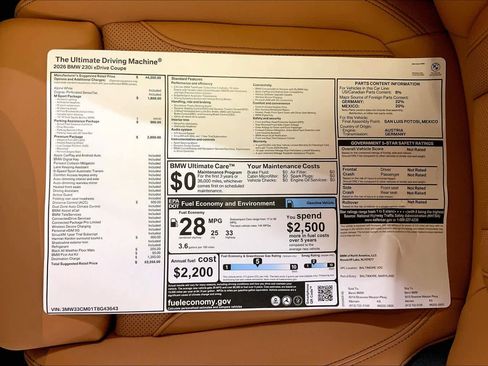 New 2026 BMW 230i xDrive Coupe w/ Premium Package AWD/4WD image 22