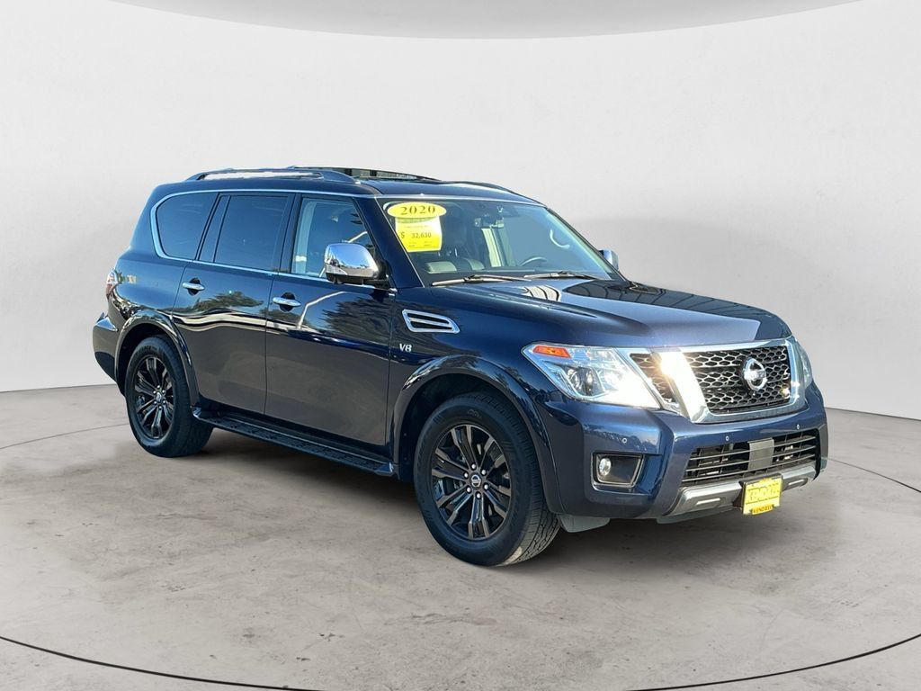 Used 2020 Nissan Armada Platinum w/ Captain's Chairs Package AWD/4WD image 3