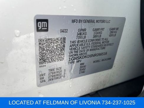 Certified 2022 Chevrolet Suburban Z71 w/ Luxury Package image 10