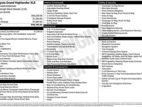 Used 2025 Toyota Grand Highlander AWD image 3