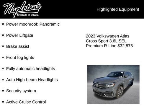 Used 2023 Volkswagen Atlas Cross Sport SEL Premium R-Line image 6
