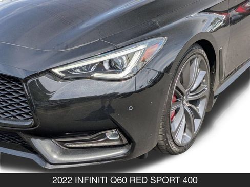 Used 2022 INFINITI Q60 Red Sport 400 w/ Carbon Fiber Package RWD image 11