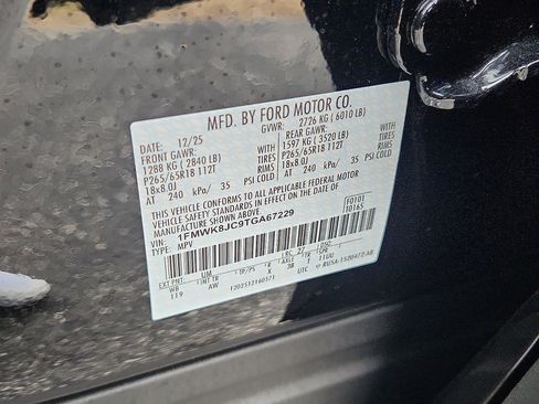 New 2026 Ford Explorer Tremor w/ Tremor Ultimate Package image 18