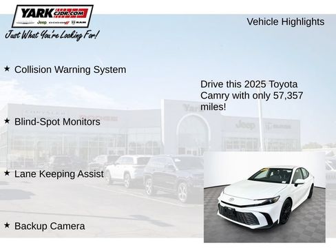 Used 2025 Toyota Camry SE FWD image 7